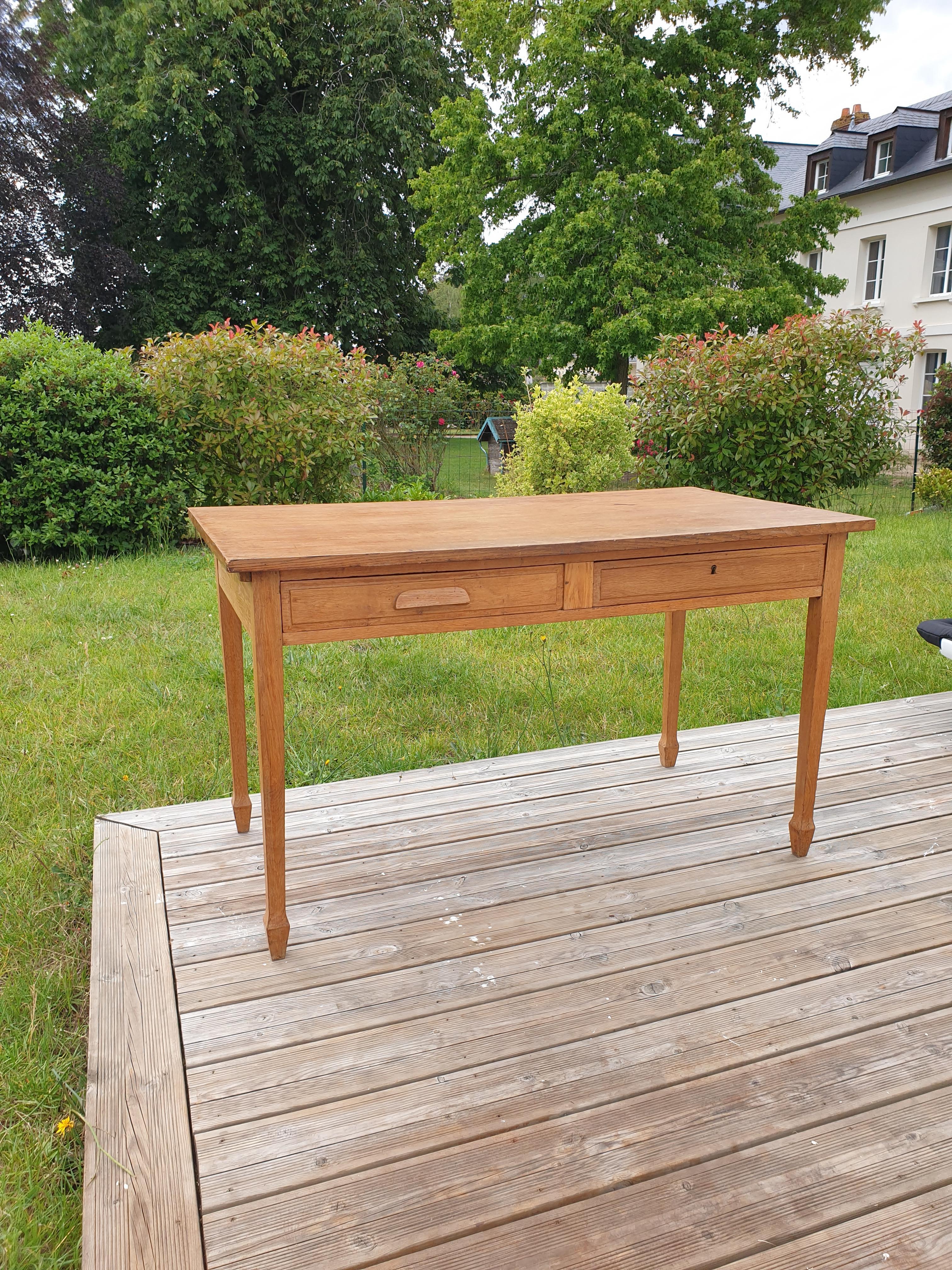 Farm table or oak desk 1960