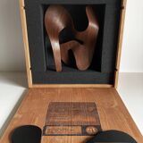 Mrs. Charles Eames_ The shadow does not bend, walnut plywood sculpture