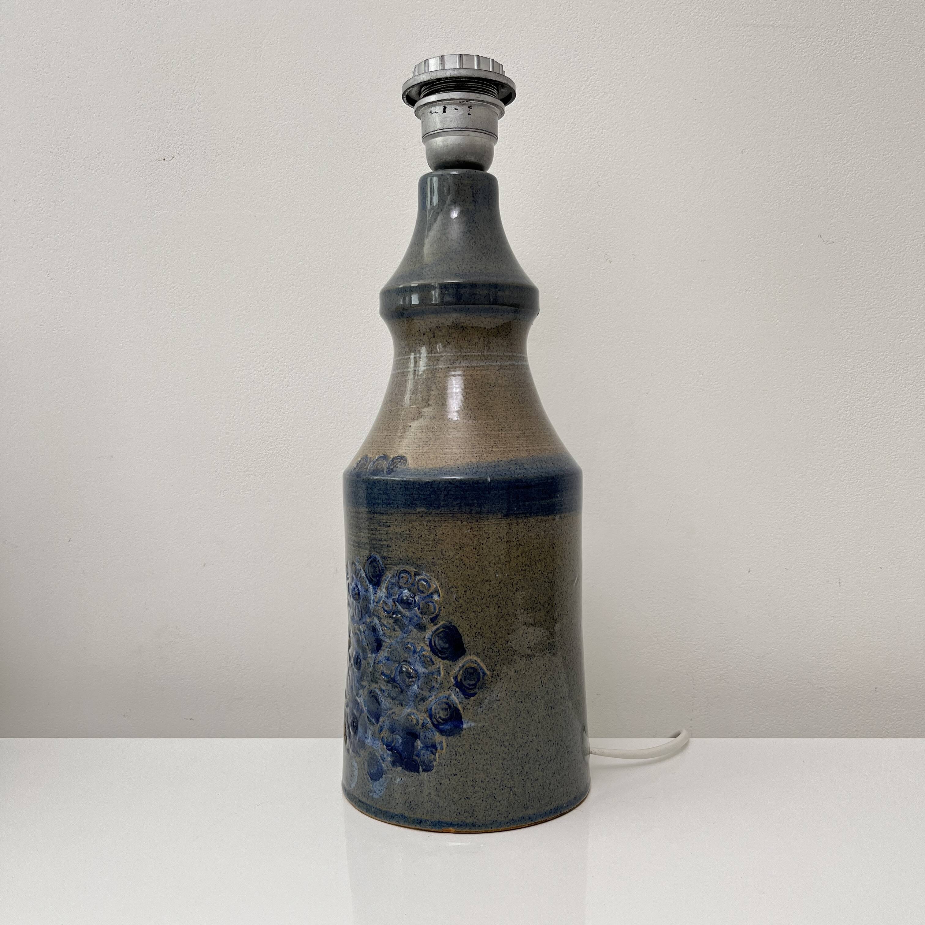 Ceramic lamp Hanne Stentoj Denmark circa 1960