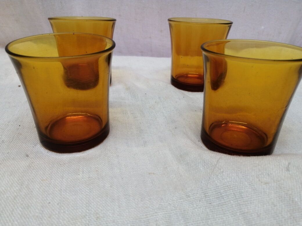 Vereco old vintage glass glass lot of 4