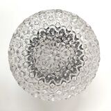 Cast glass ceiling lamp