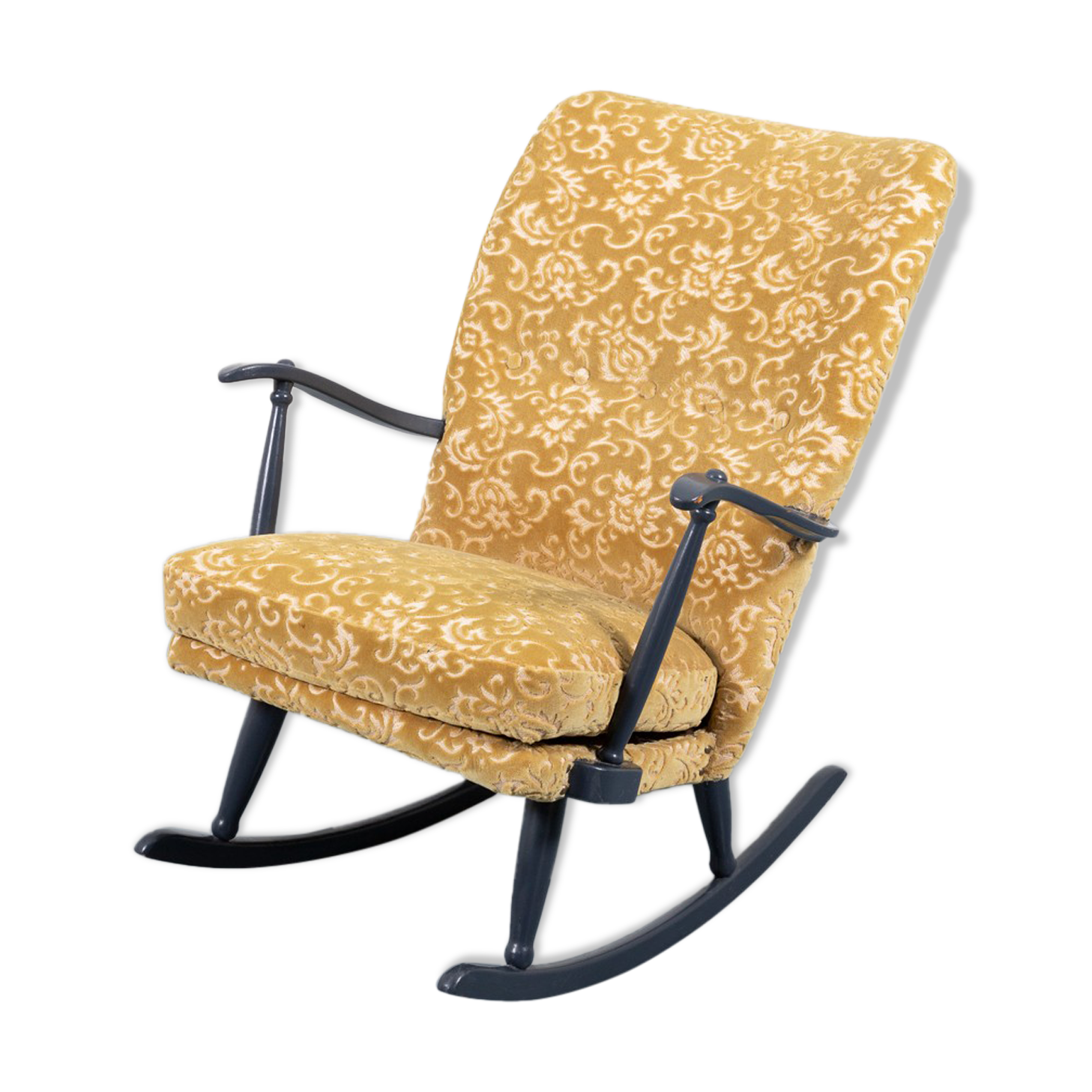 Mid-century Swedish rocking chair from the 1950s