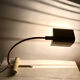 Vintage Italy brass articulated desk lamp.