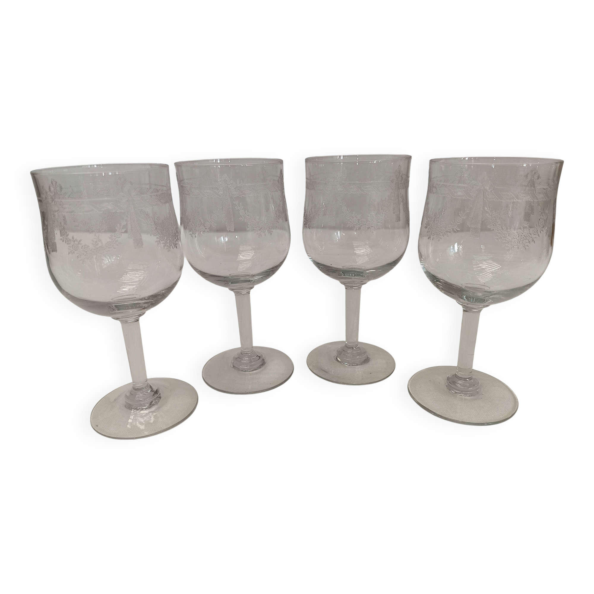 Grands verres Meisenthal modèle Pasteur gravure Empire