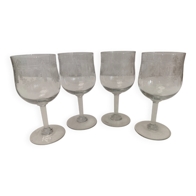 Grands verres Meisenthal modèle Pasteur gravure Empire