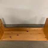 Scandinavian pine bench 1970