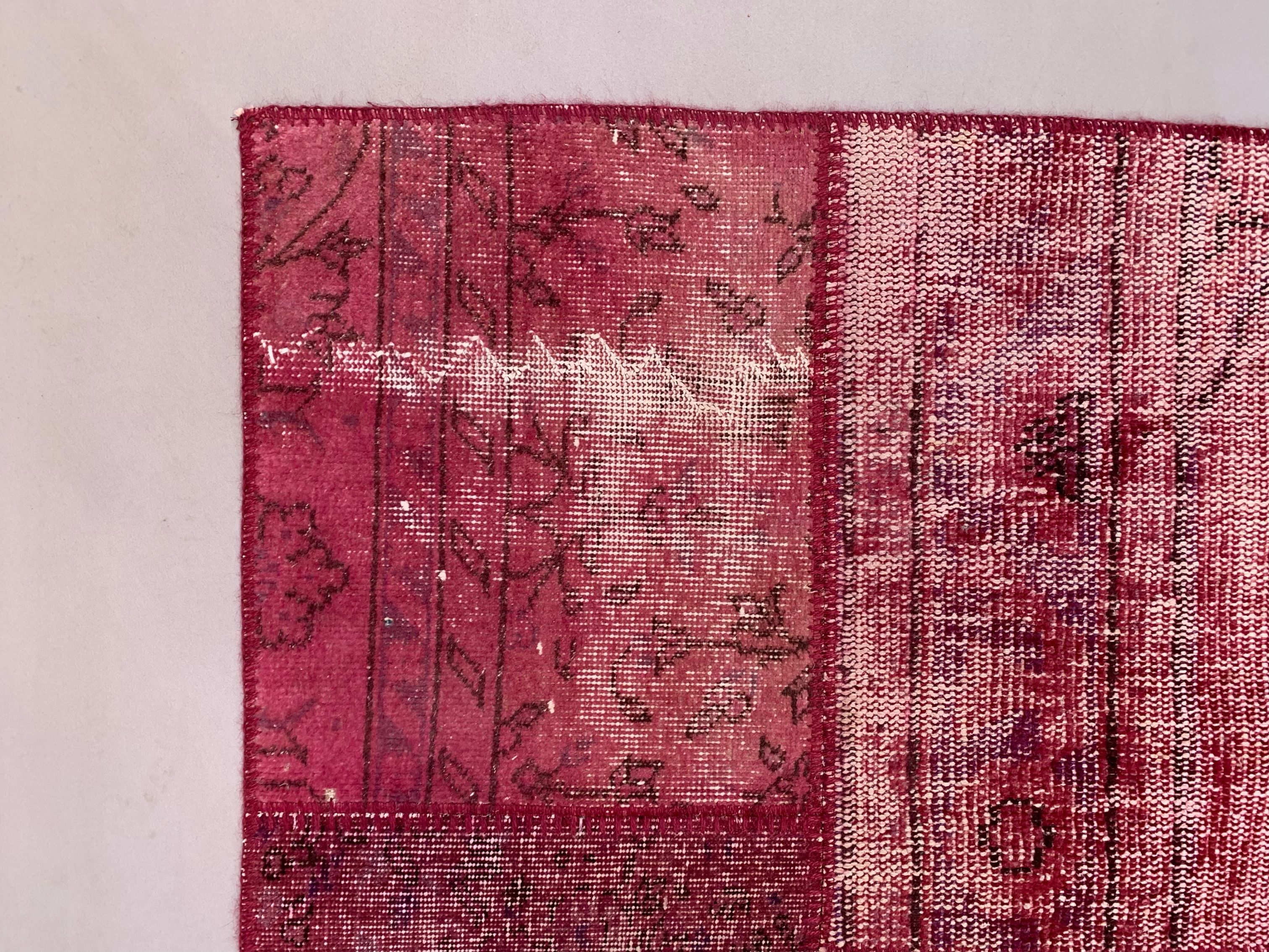 Distressed turkish patchwork rug 240x170 cm