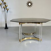 Ancienne table à manger design italien d'Alessandro Albrizzi années 70