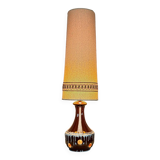 Ceramic floor lamp and curls from the 70s