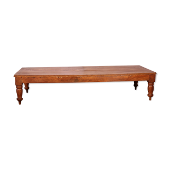 Old Burmese teak coffee table