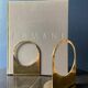 Brass bookends marked Hans-Agne Jakobsson, Sweden, 1960s.