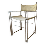 Vintage acrylic glass chair / armchair 1980s