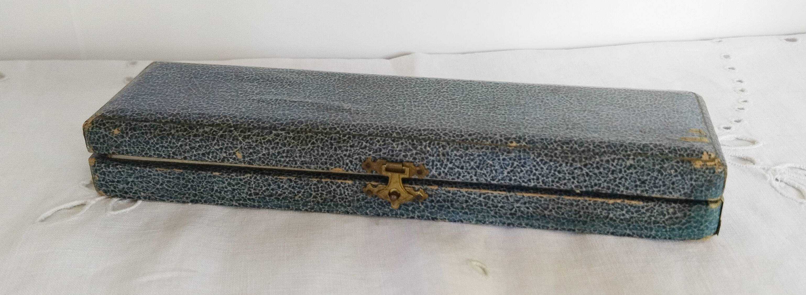 Silver and "horn" porridge spoon