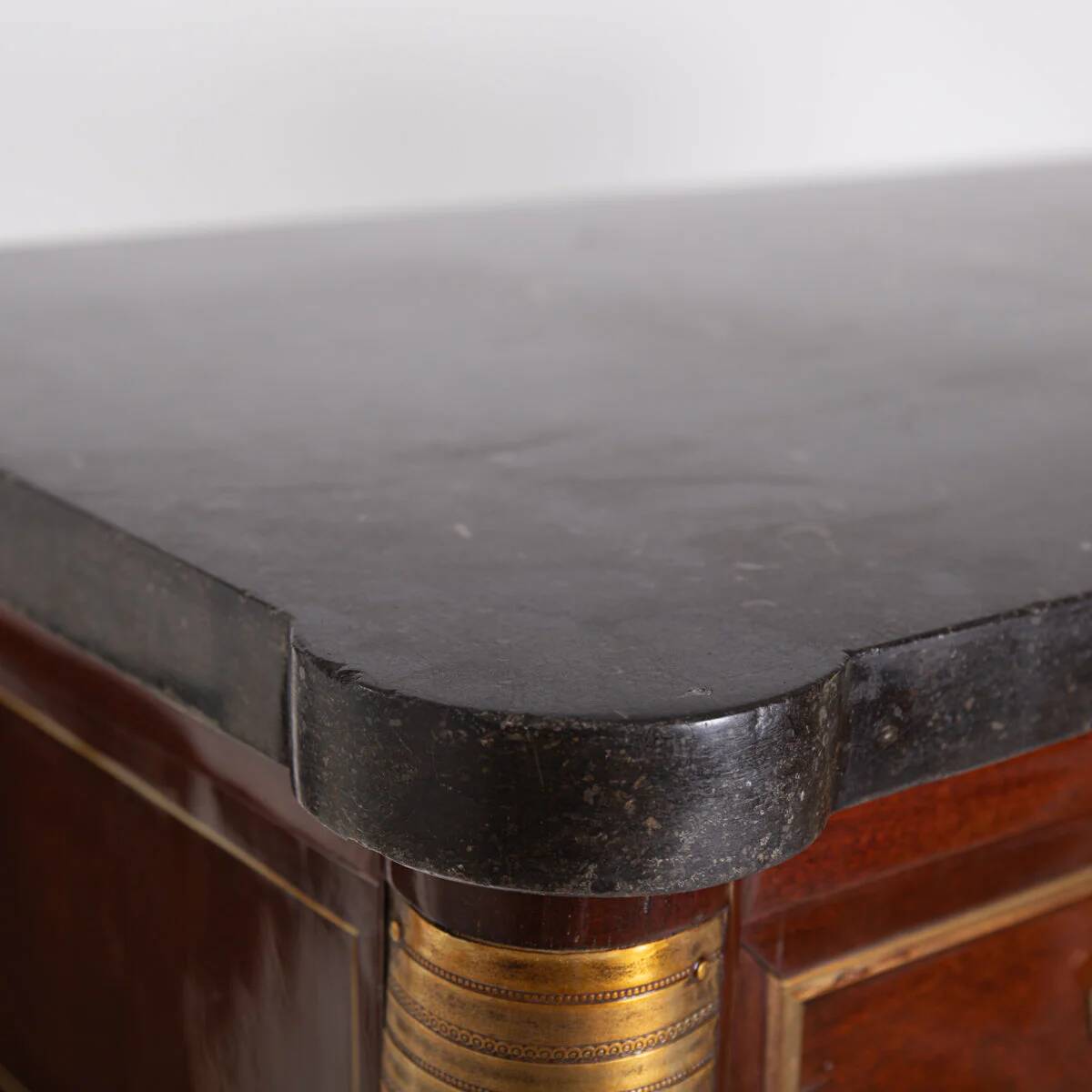 1810s Classicism Secretary Desk with Marble Top