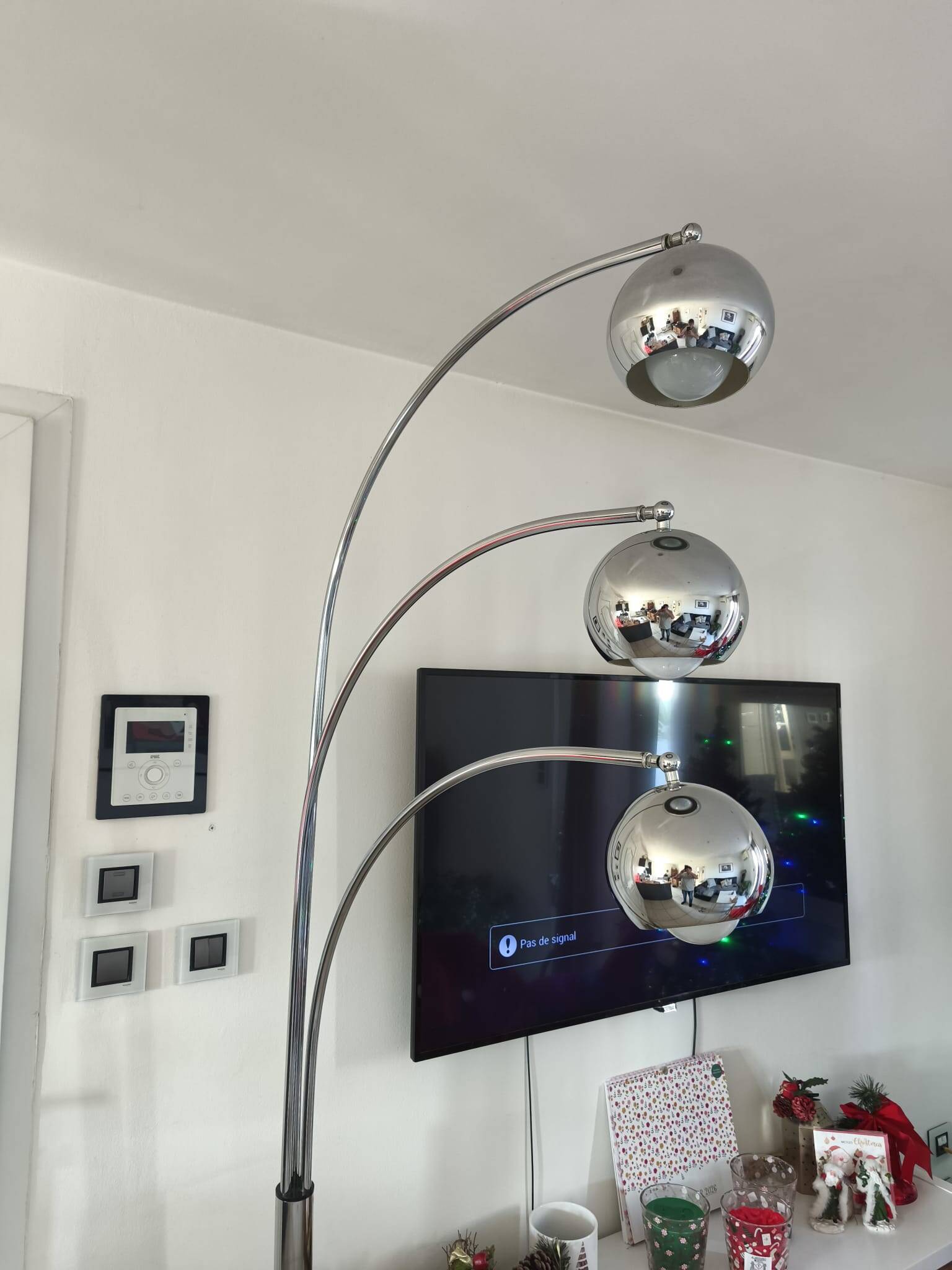 Three-Ball Floor Lamp by Goffredo Reggiani, Italy, 1960