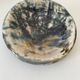 Glazed ceramic cup – Deer in the forest – Incised decoration and free form