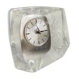 Crystal clock by Daum 1970