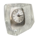 Crystal clock by Daum 1970