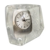 Crystal clock by Daum 1970