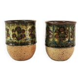 Tasses en céramique du milieu du siècle, Bornholm, Danemark, années 1960.