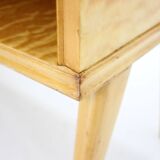 1960s pair of italian bedside tables in high gloss finish