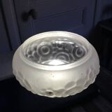 Art deco molded glass candy box / powder box - kr