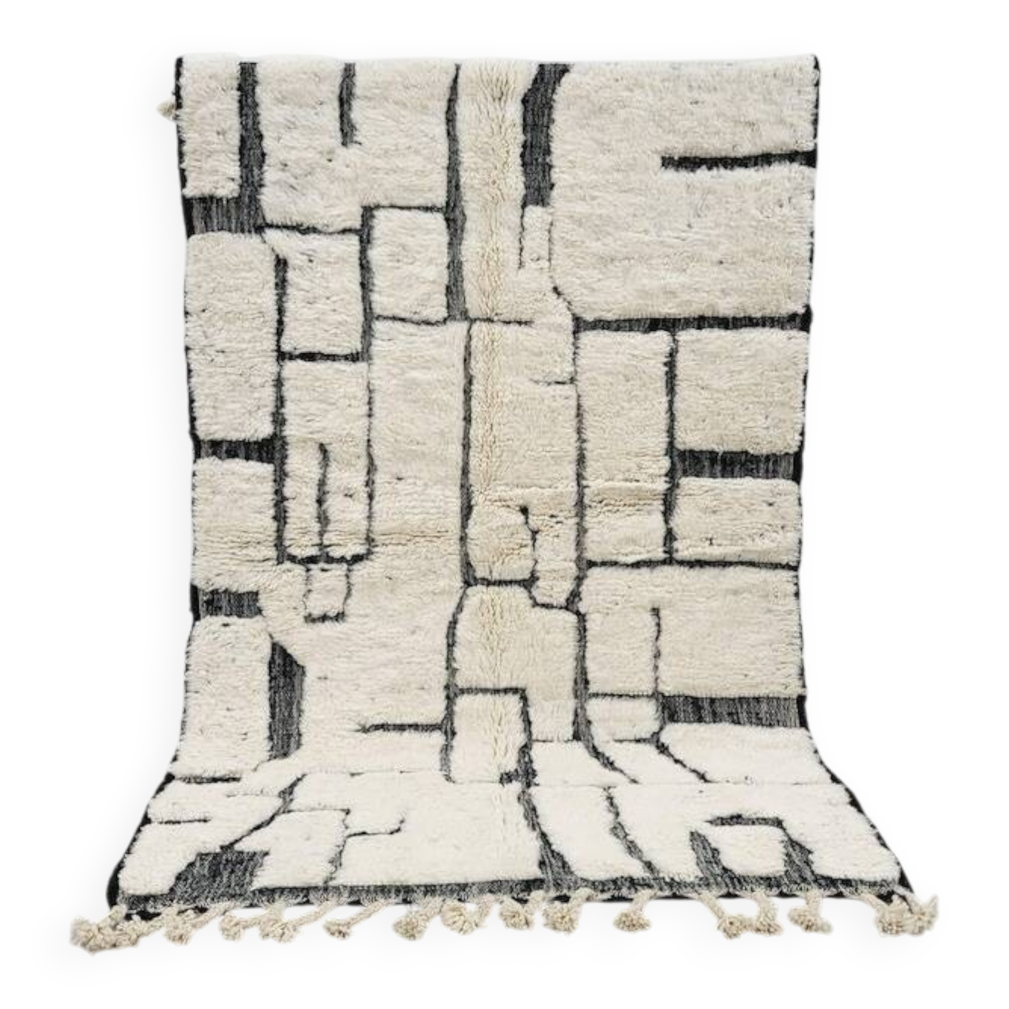 Handmade Moroccan wool rug, 150/250cm