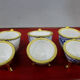 Porcelain egg-shaped boxes