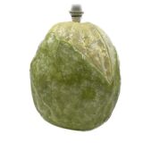Ceramic cauliflower-shaped lamp base, Italy 1970s