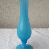 Opaline blue vase