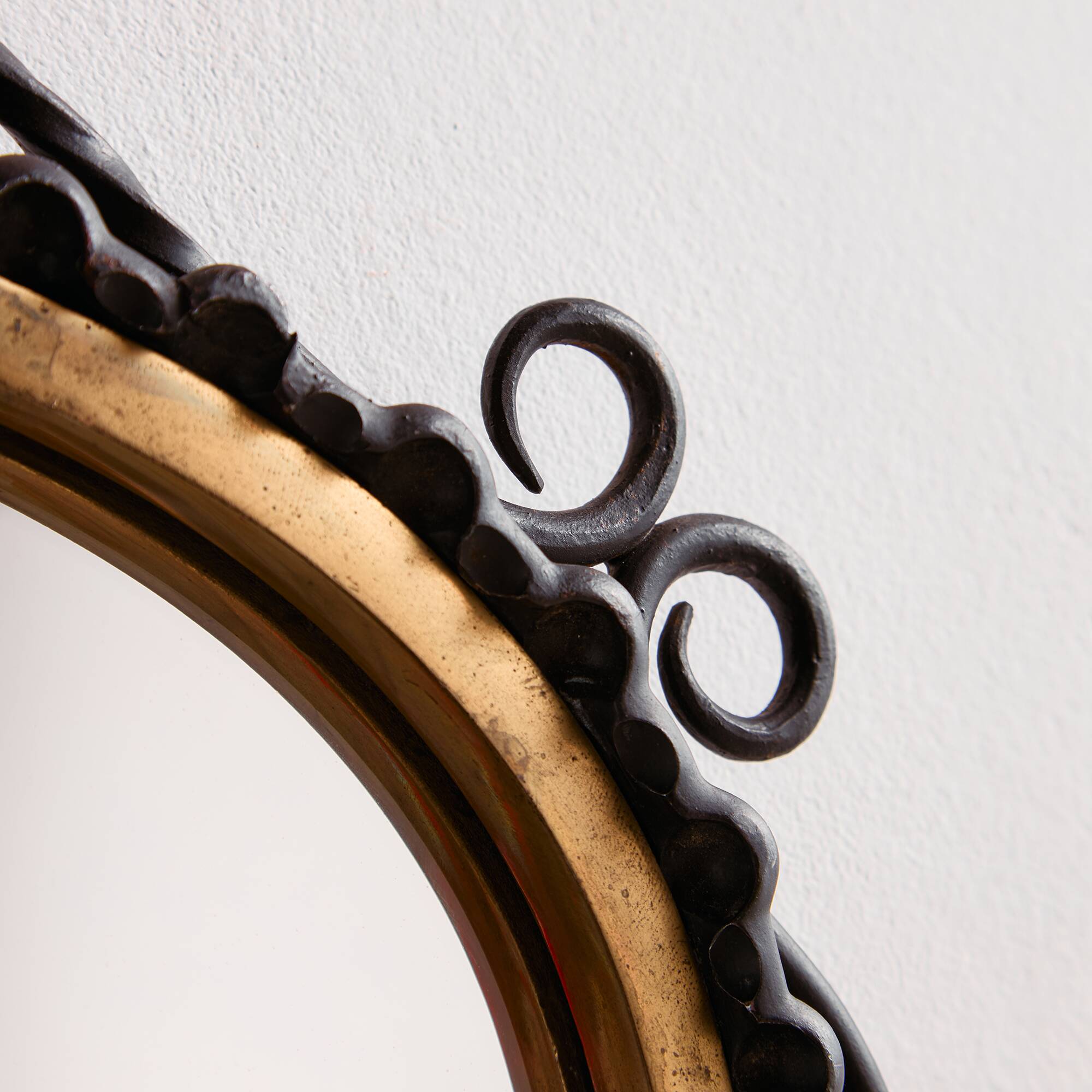 Miroir en fer forgé