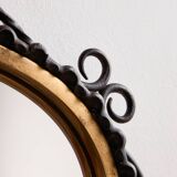 Miroir en fer forgé