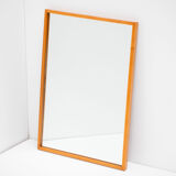 Scandinavian rectangular teak mirror, 1960