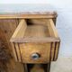 Art Deco bedside table in wood and marble