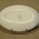 Ravier earthenware Salins décor Jurançon painted vintage hand