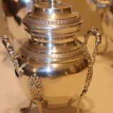 Empire style silver-plated metal tea and coffee service