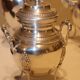 Empire style silver-plated metal tea and coffee service