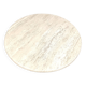 Round travertine coffee table, 1970s