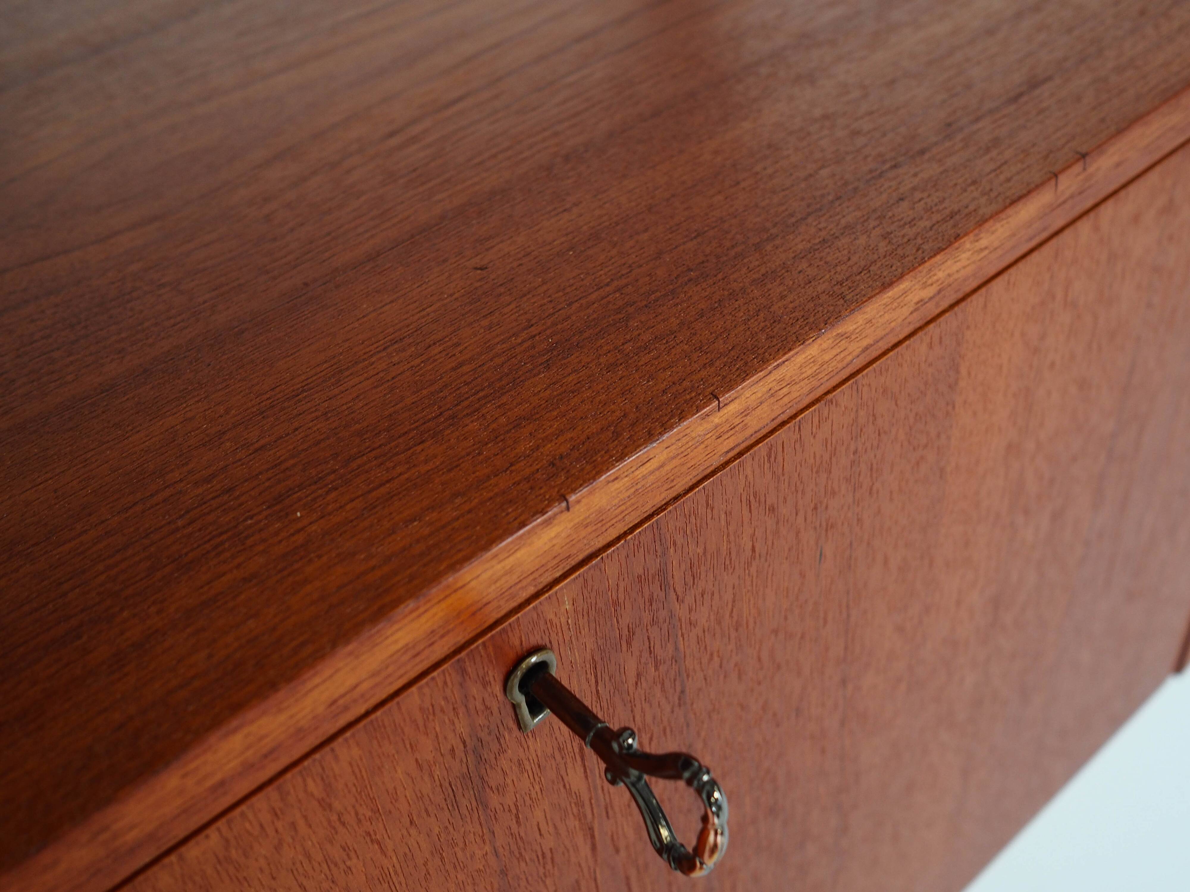 Teak shelving unit, Danish design, 1960s, production: Denmark