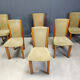 Vintage Danish dining chairs set of 6 - 1970s