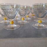 Art Deco wine glasses