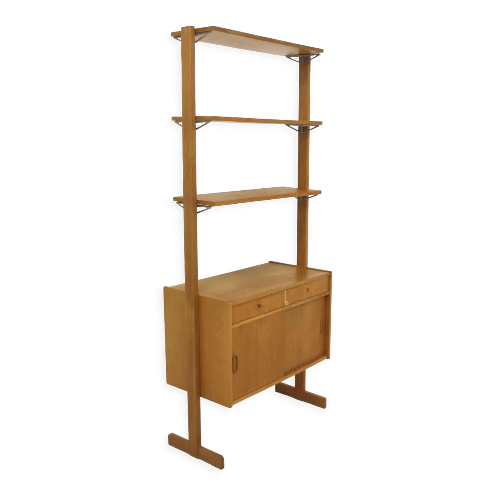 Scandinavian bookcase "Contur" in teak, Möbel-Ikea, Sweden, 1960