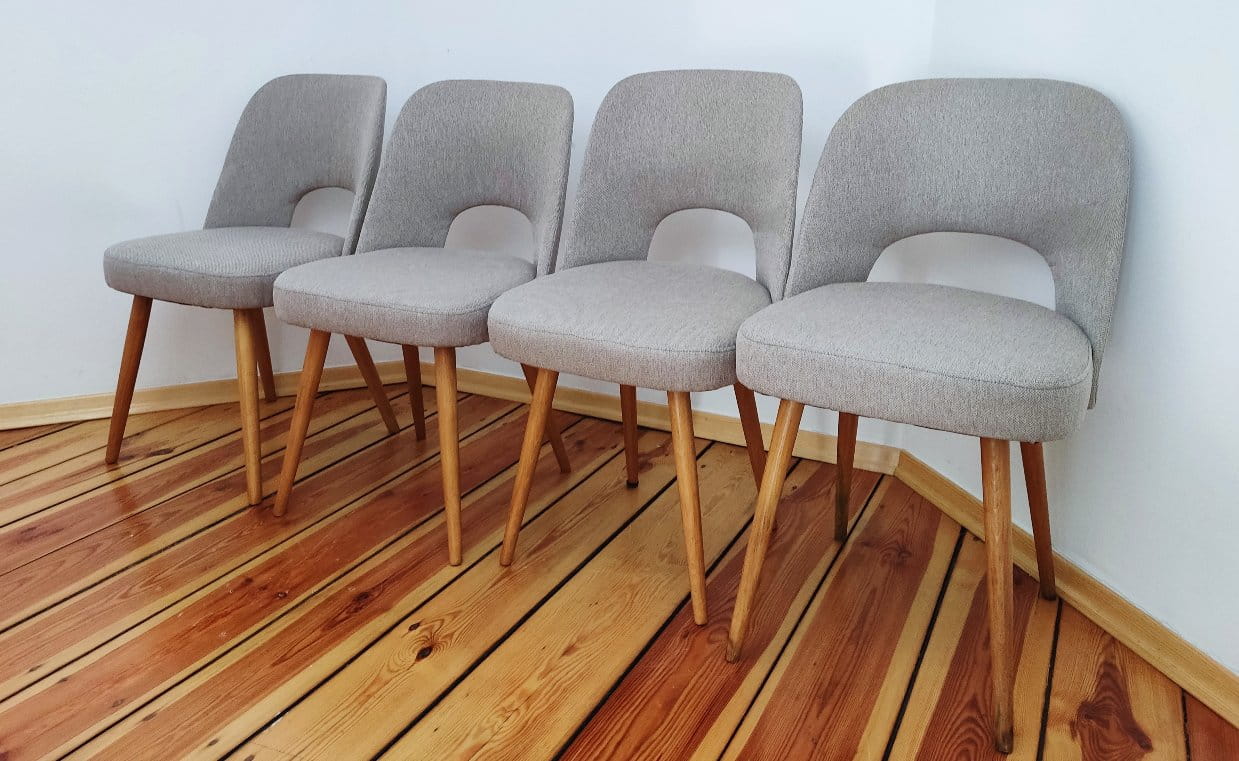 Set of Four Chairs by O. Haerdtl for TON, Czechoslovakia, 1960s