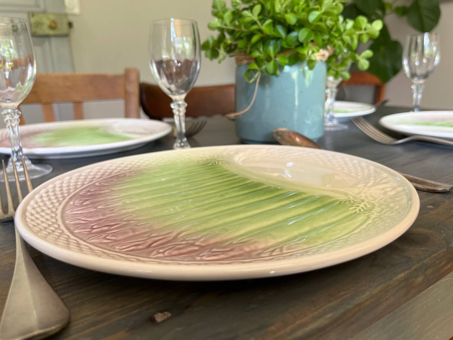 Asparagus plates