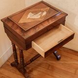 Table d'appoint en bois ancienne