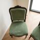 Set of antique living room furniture with a 3-seater sofa and 4 Louis XV armchairs.