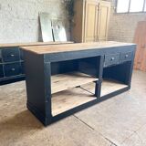 Old counter with black patina