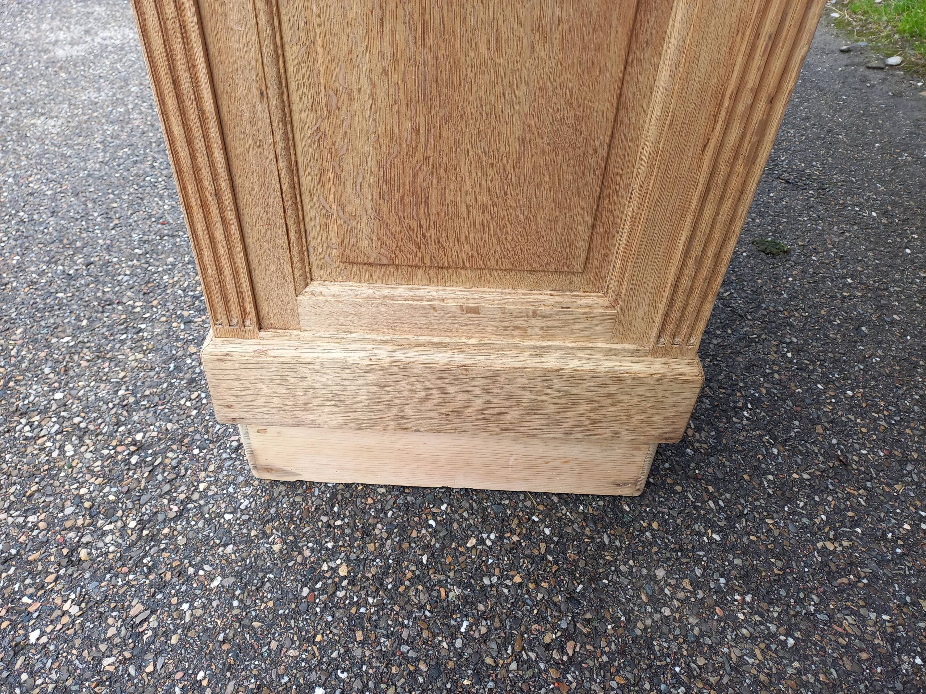 Antique oak shop counter
