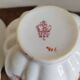 English porcelain cup and saucer