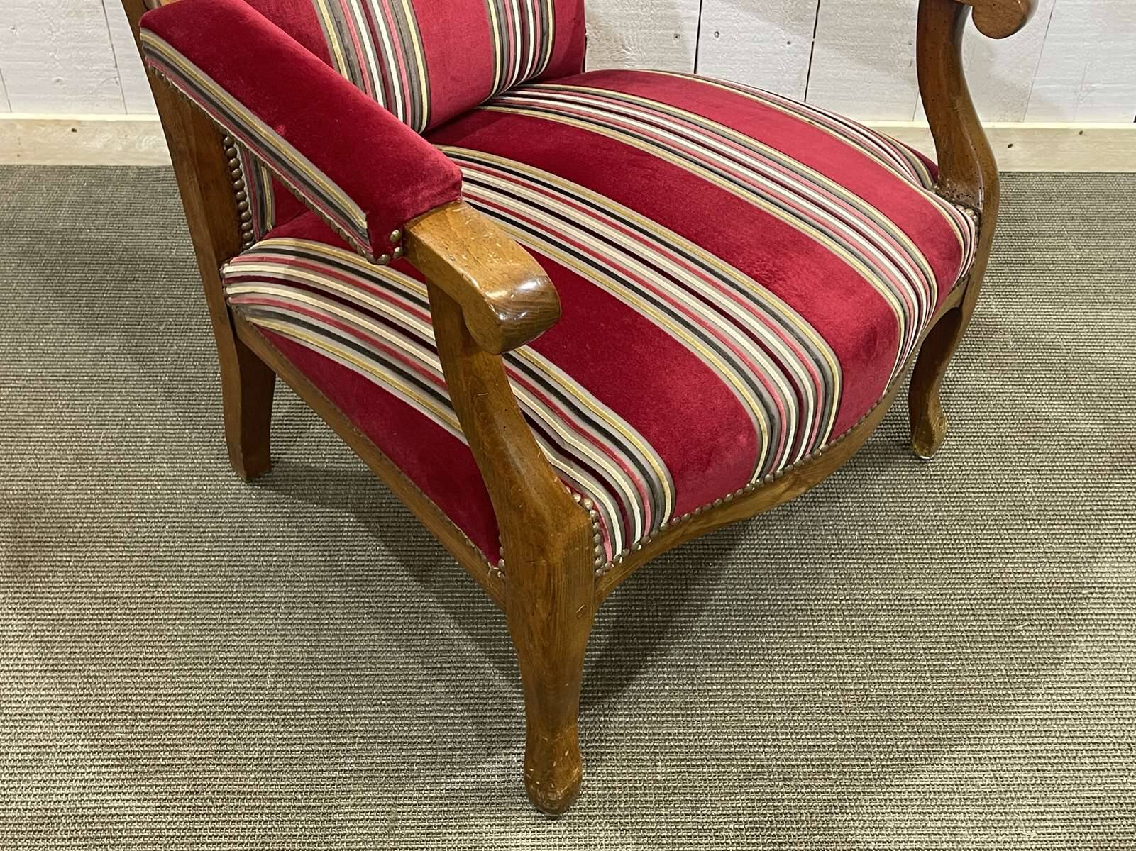 Late 19th century Voltaire armchair in beech